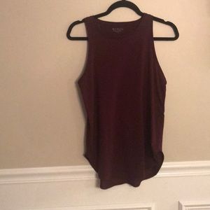 Burgundy Athleta tank top